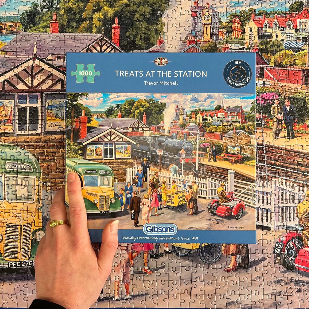 Finomságok az állomáson Gibsons 1000 darabos kirakó puzzle (G - G6341) - puzzlegarden