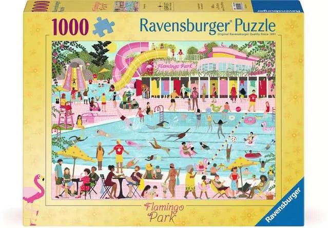 Flamingó Park Ravensburger 1000 darabos kirakó puzzle (RA - 12001520 4005555015208) - puzzlegarden