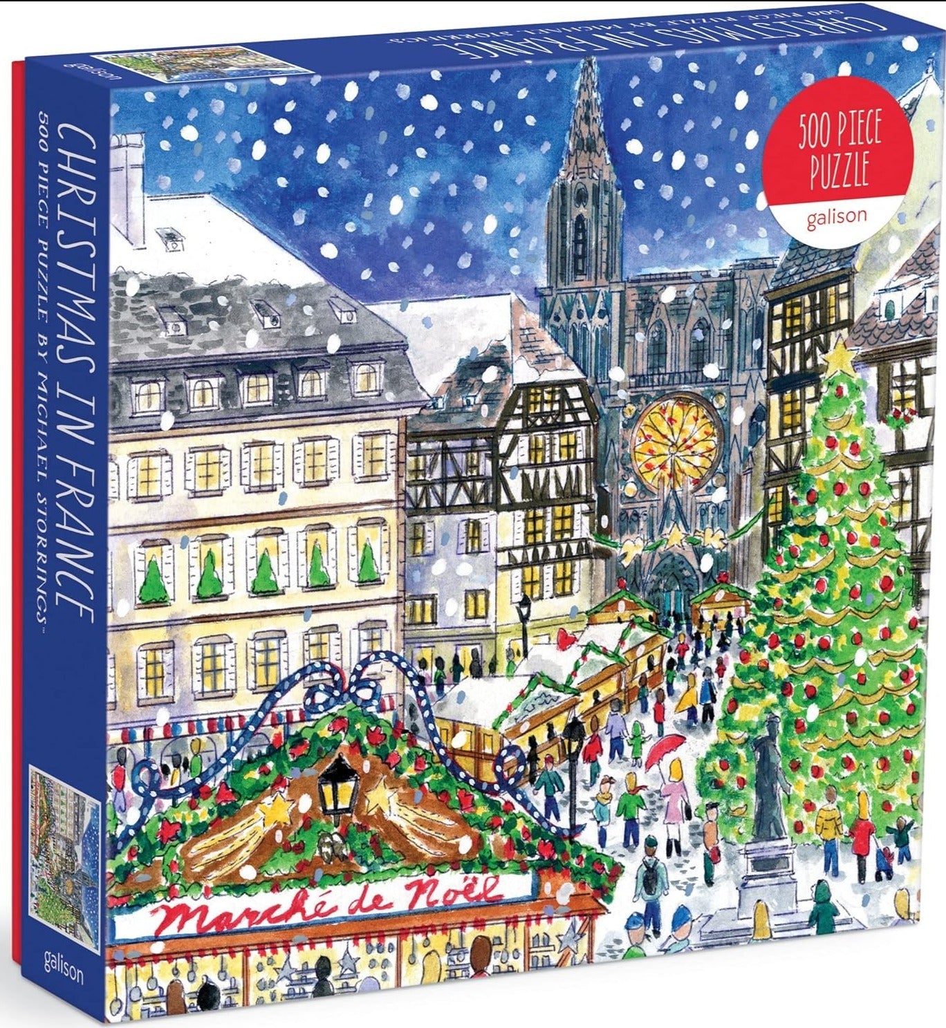 Francia karácsony Galison 500 darabos kirakó puzzle (GA - M021822L1) - puzzlegarden