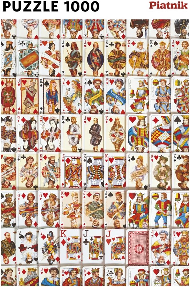 Francia Kártyák Piatnik 1000 darabos kirakó puzzle (PIA-543746 9001890543746) - puzzlegarden