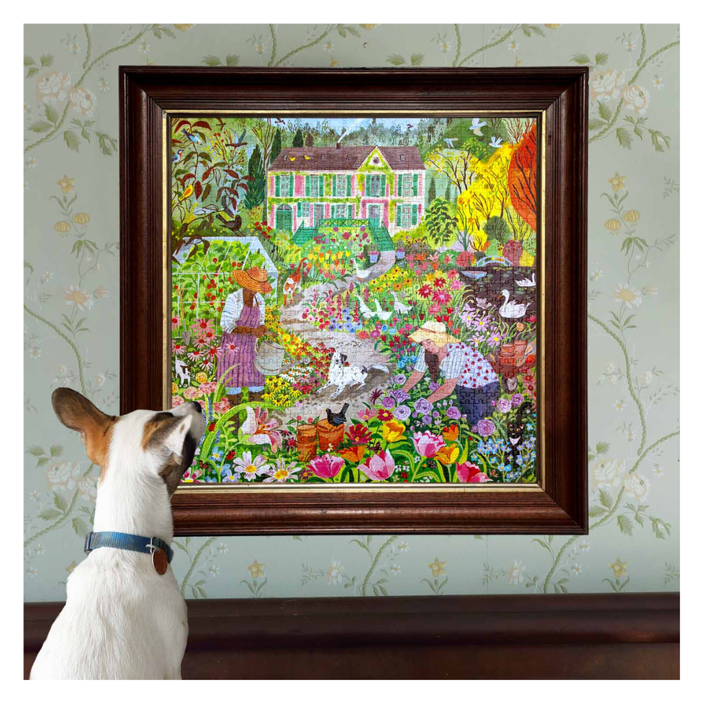 Francia virágoskert Eeboo 1000 darabos kirakó puzzle (EB-EPZT662) - puzzlegarden