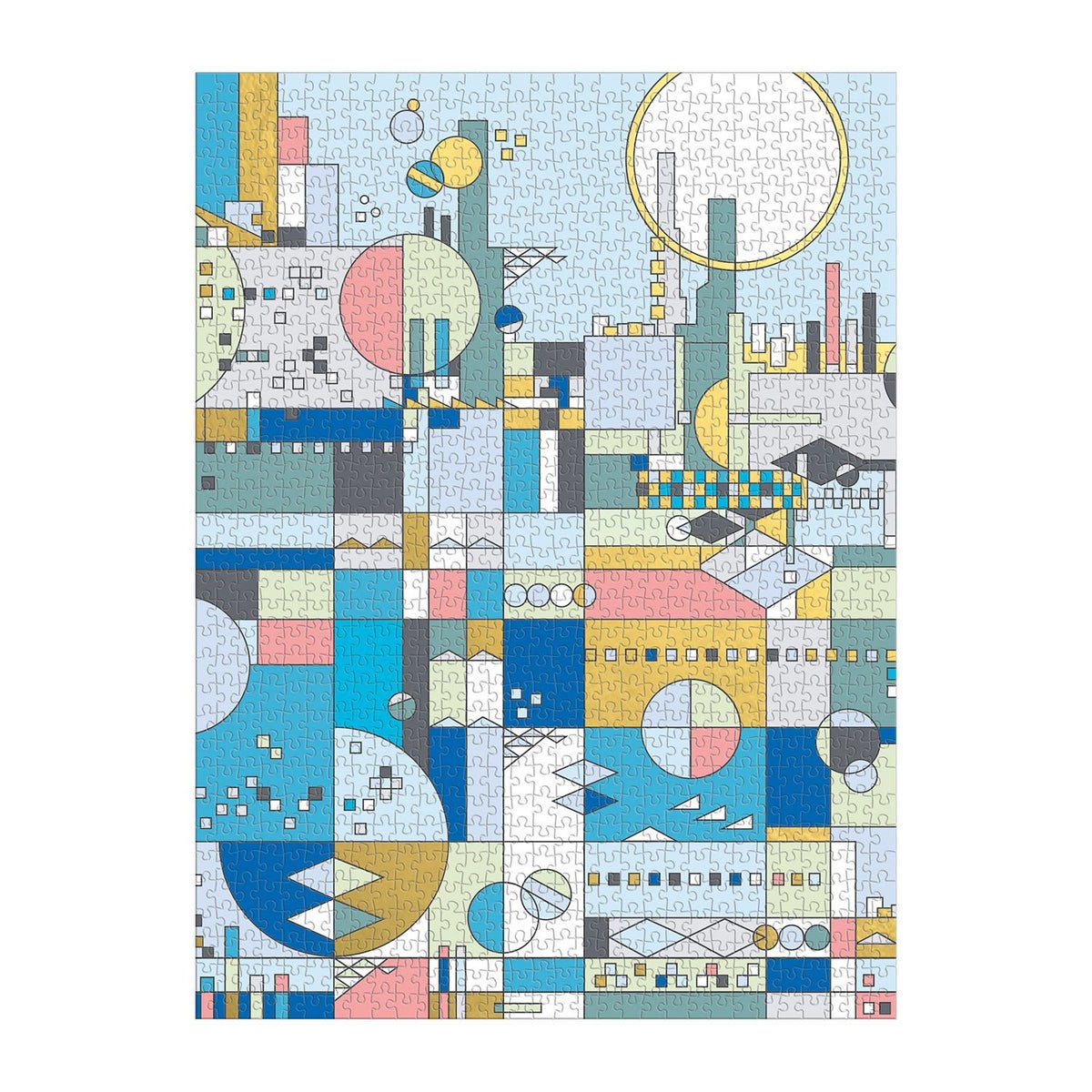 Frank Lloyd Wright - City By The Sea - aranyfóliás Galison 1000 darabos kirakó puzzle (GA - 9780735367500) - puzzlegarden