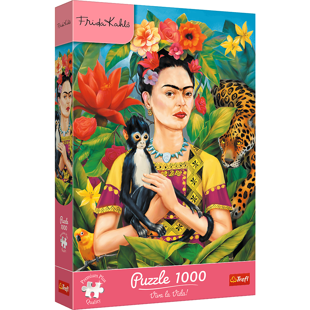 Frida Kahlo - Dzsungel Portré Trefl 1000 darabos kirakó puzzle (TR - 12094) - puzzlegarden