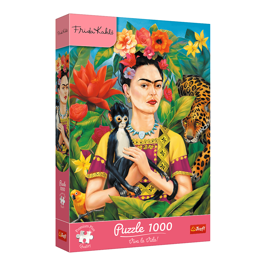 Frida Kahlo - Dzsungel Portré Trefl 1000 darabos kirakó puzzle (TR-12094) - puzzlegarden
