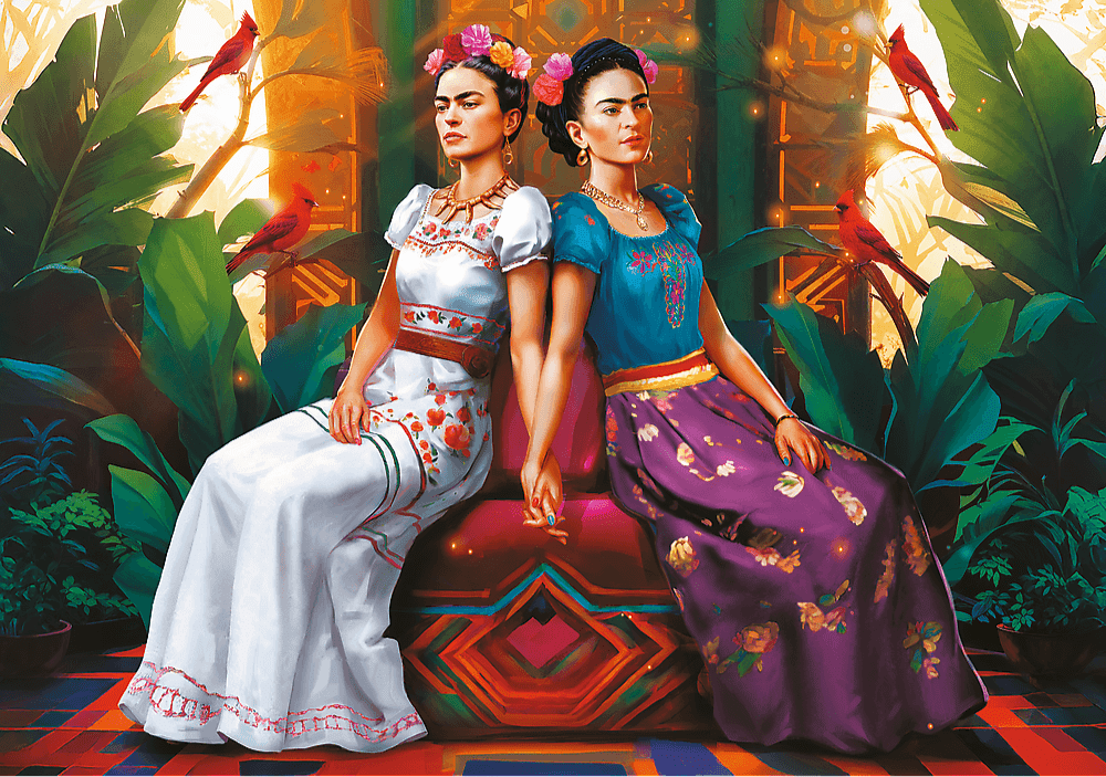 Frida Kahlo - Két Személyiség Trefl 1000 darabos kirakó puzzle (TR - 12095) - puzzlegarden