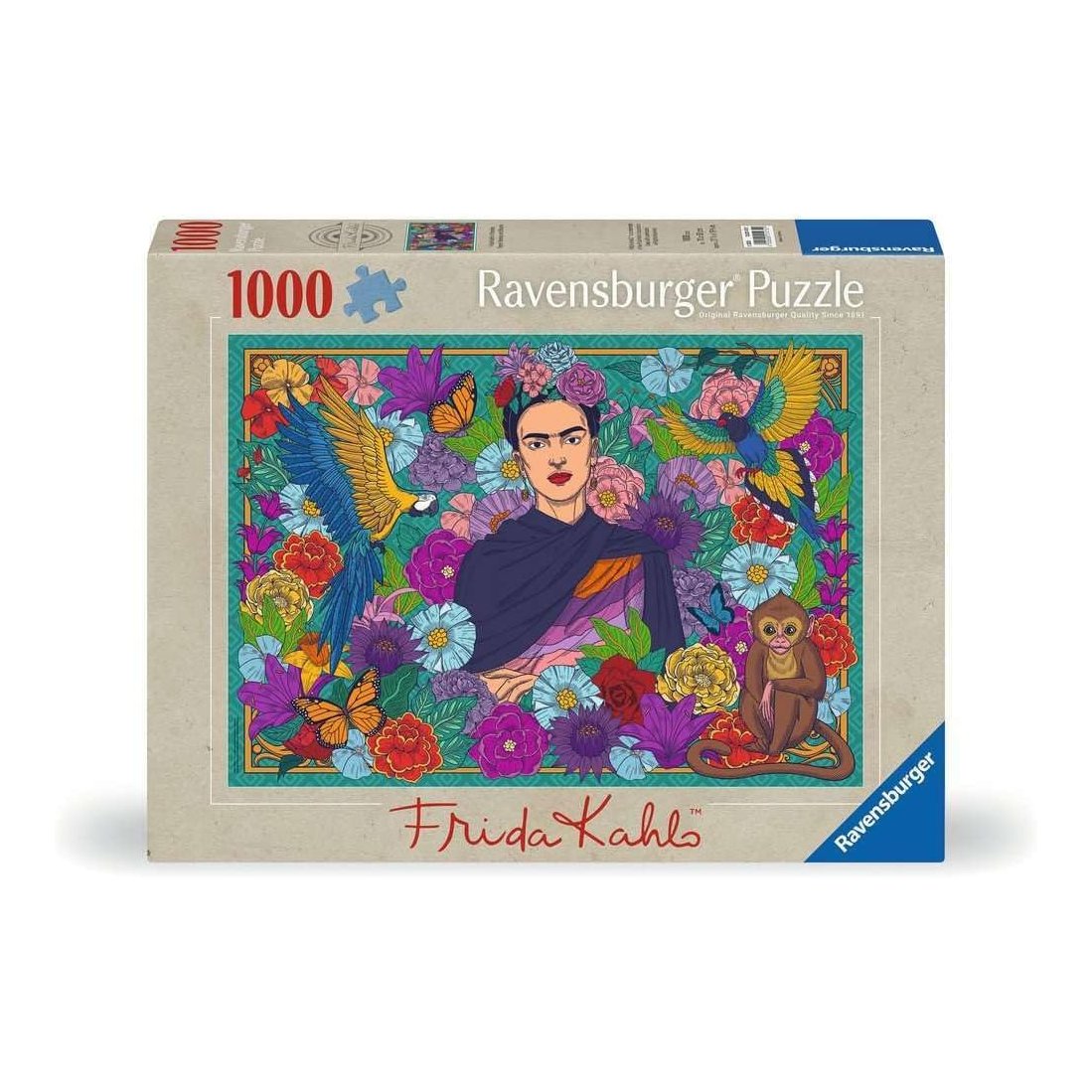 Frida Kahlo Paradicsoma Ravensburger 1000 darabos kirakó puzzle (RA - 12001475) - puzzlegarden