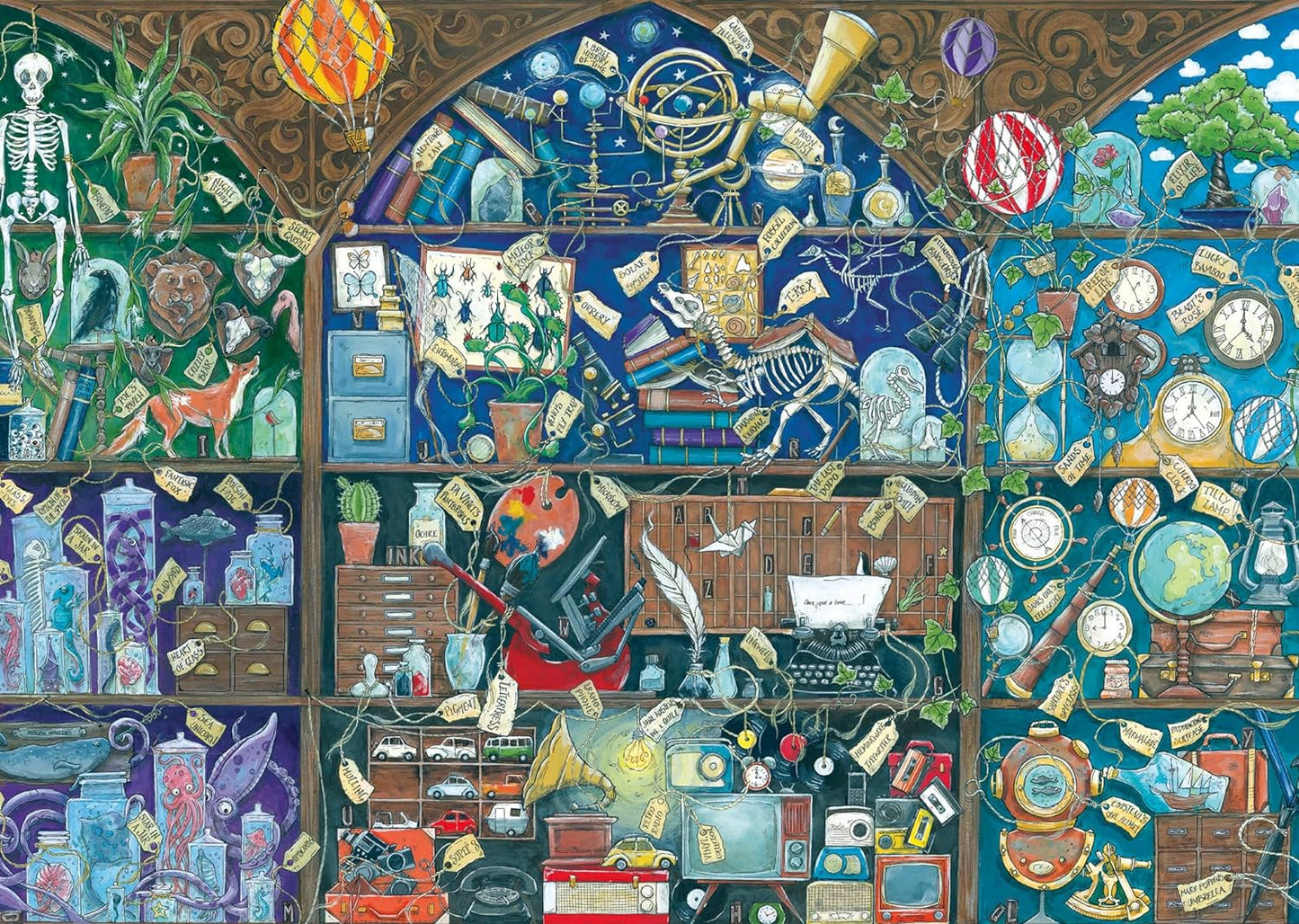 Furcsaságok szekrénye Ravensburger 1000 darabos kirakó puzzle (RA - 17597) - puzzlegarden