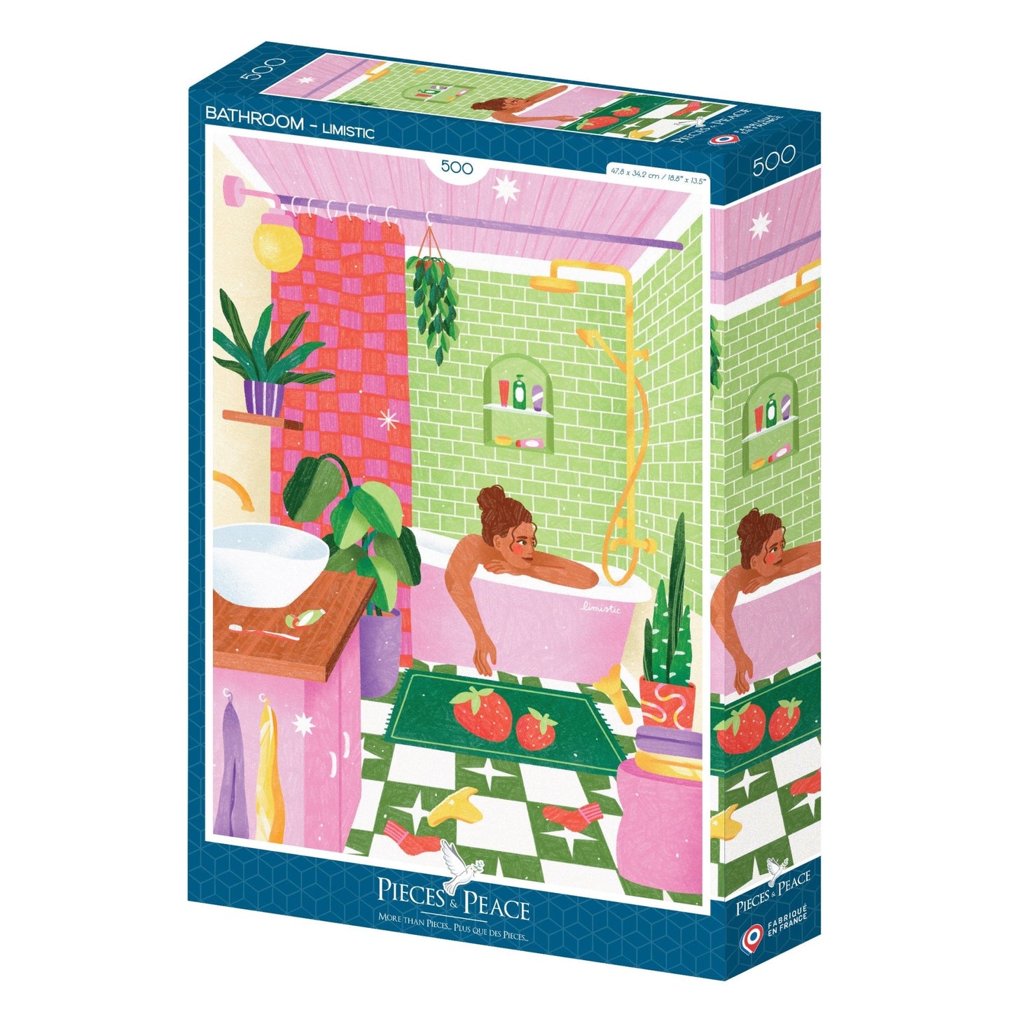 Fürdőszoba Pieces & Peace 500 darabos kirakó puzzle (PaP - 0150) - puzzlegarden