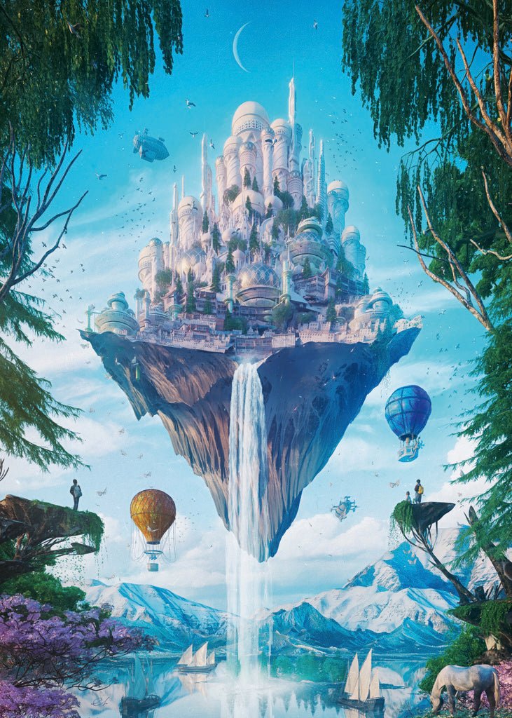 Future Cities - Égbolt - sziget HEYE 1000 darabos kirakó puzzle (HE - 30060 4001689300609) - puzzlegarden