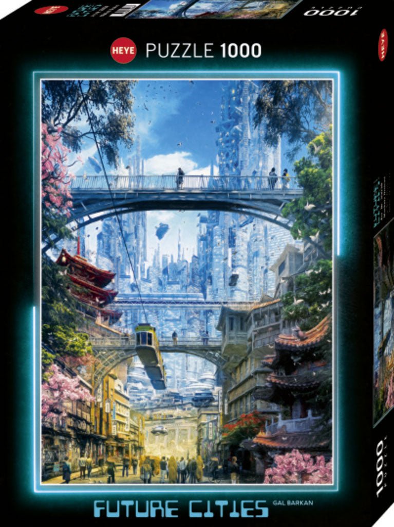 Future Cities - Piacnegyed HEYE 1000 darabos kirakó puzzle (HE - 30038) - puzzlegarden