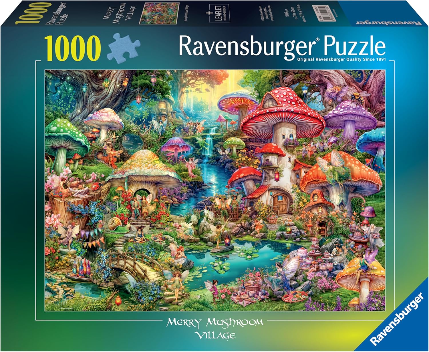 Gombafalva Ravensburger 1000 darabos kirakó puzzle (RA - 12001258) - puzzlegarden