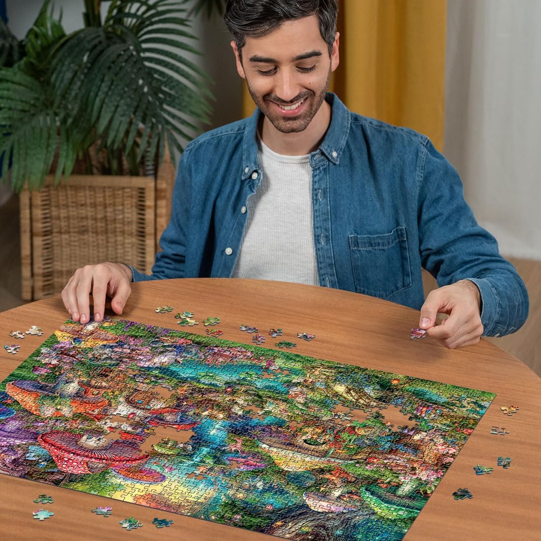 Gombafalva Ravensburger 1000 darabos kirakó puzzle (RA - 12001258) - puzzlegarden