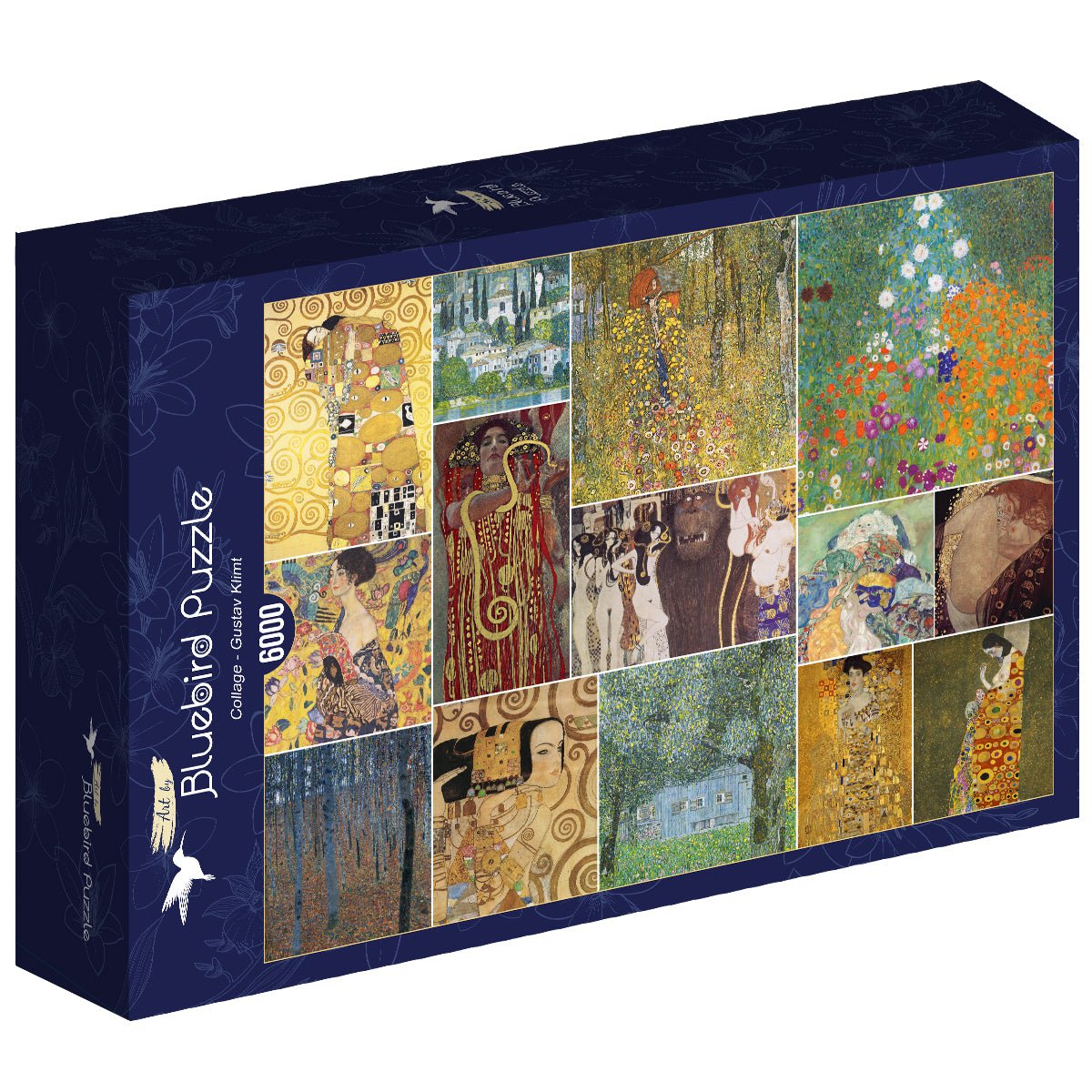 Gustav Klimt Kollázs Bluebird 6000 darabos kirakó puzzle (BB - 60156 - P) - puzzlegarden