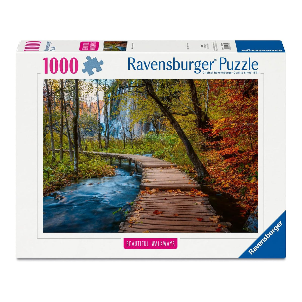 Gyönyörű Gyalogutak - Őszi ösvény az erdőben, Horvátország Ravensburger 1000 darabos kirakó puzzle (RA-12001764) - puzzlegarden