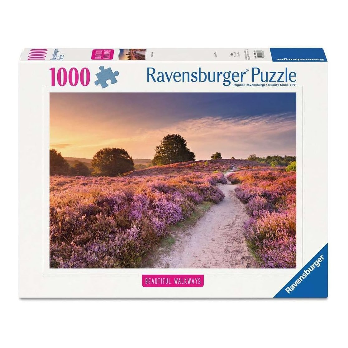 Gyönyörű Gyalogutak - Rózsaszín ösvény, Hollandia Ravensburger 1000 darabos kirakó puzzle (RA-12001763) - puzzlegarden