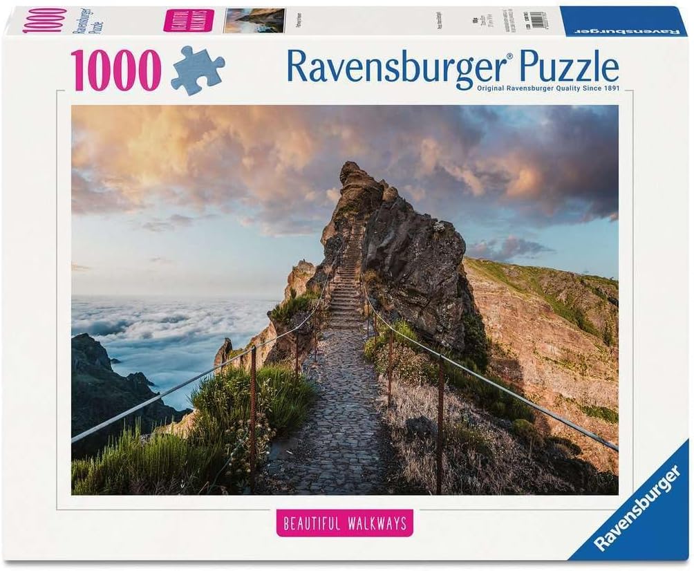 Gyönyörű Gyalogutak - Út a mennybe, Madeira Ravensburger 1000 darabos kirakó puzzle (RA-12001765) - puzzlegarden
