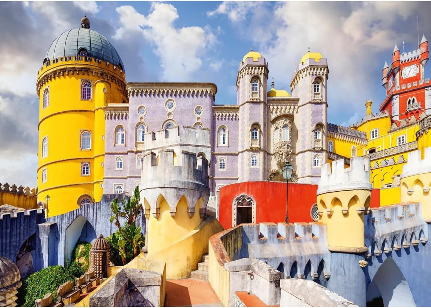 Gyönyörű Kastélyok - Pena palota, Portugália Ravensburger 1000 darabos kirakó puzzle (RA - 12001314) - puzzlegarden