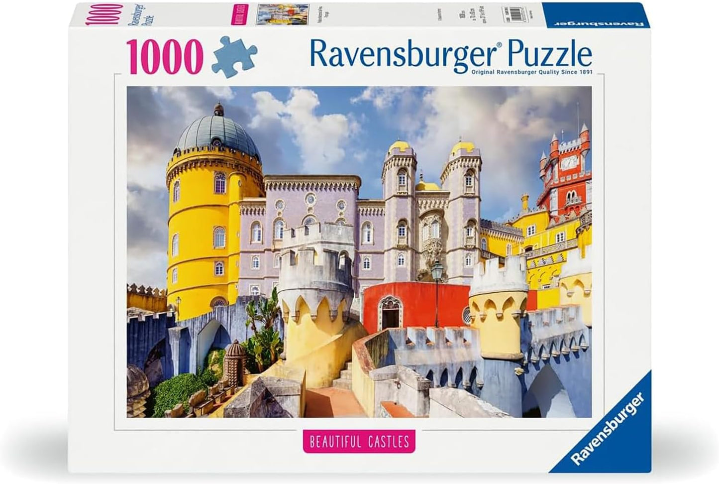 Gyönyörű Kastélyok - Pena palota, Portugália Ravensburger 1000 darabos kirakó puzzle (RA - 12001314) - puzzlegarden