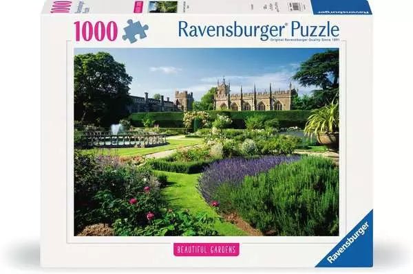 Gyönyörű kertek - A Királynő Kertje, Sudeley - kastély, Anglia Ravensburger 1000 darabos kirakó puzzle (RA - 12000848) - puzzlegarden