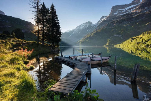 Gyönyörű Svájc – Berni - felvidék, Oberland Ravensburger 1000 darabos kirakó puzzle (RA - 12000375) - puzzlegarden