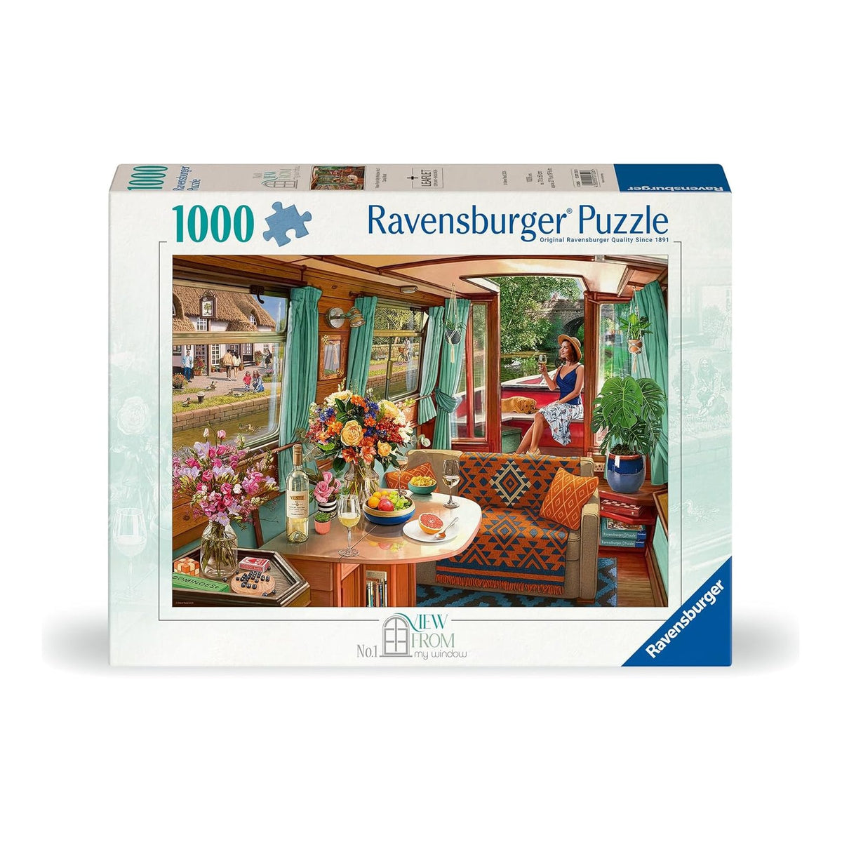 Hajó a folyón Ravensburger 1000 darabos kirakó puzzle (RA-12001723) - puzzlegarden