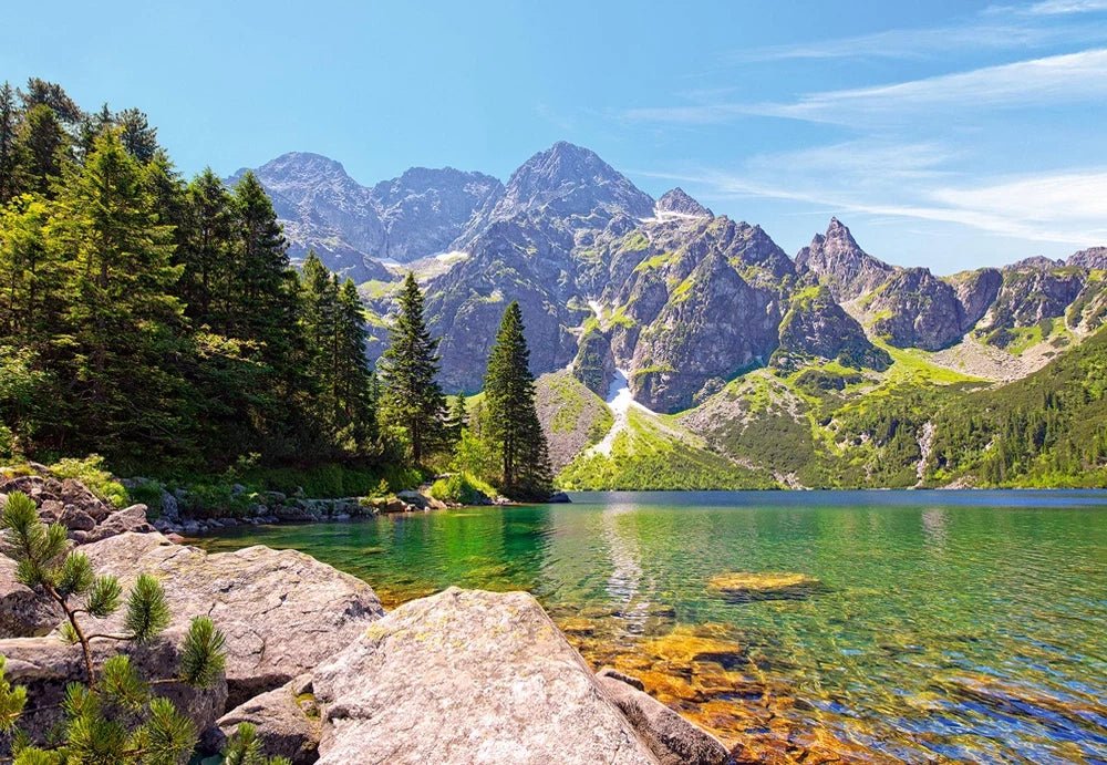 Halas - tó, Magas - Tátra, Lengyelország Castorland 1000 darabos kirakó puzzle (C - 102235) - puzzlegarden