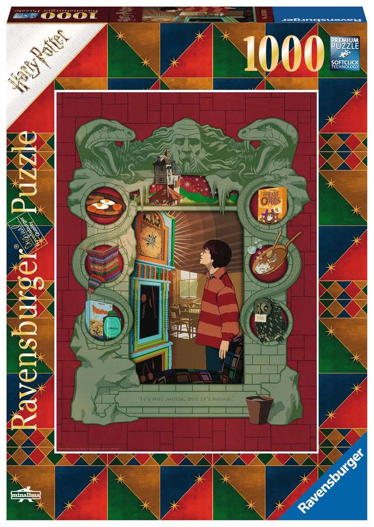 Harry Potter az Odúban Ravensburger 1000 darabos kirakó puzzle (RA - 16516) - puzzlegarden