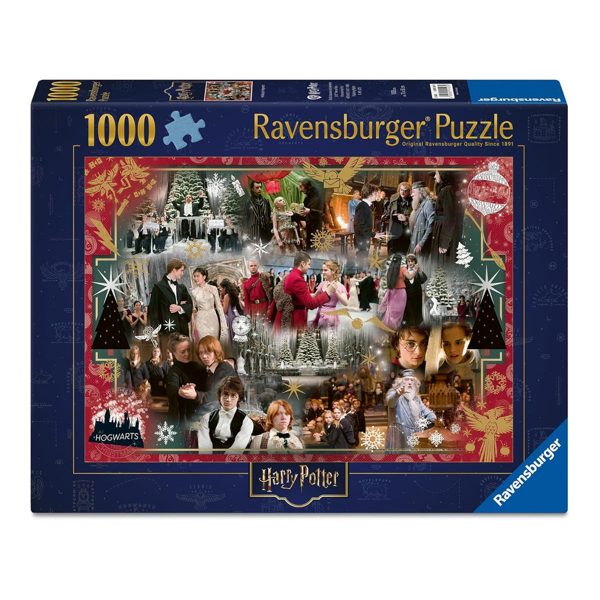 Harry Potter Karácsony Ravensburger 1000 darabos kirakó puzzle (RA - 12001507) - puzzlegarden