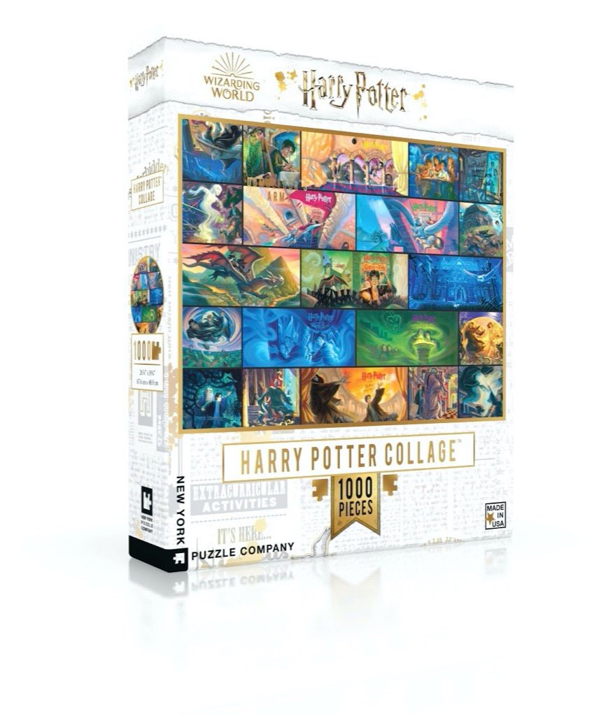 Harry Potter kollázs New York Puzzle Company 1000 darabos kirakó puzzle (NYPC - NPZHP1895) - puzzlegarden