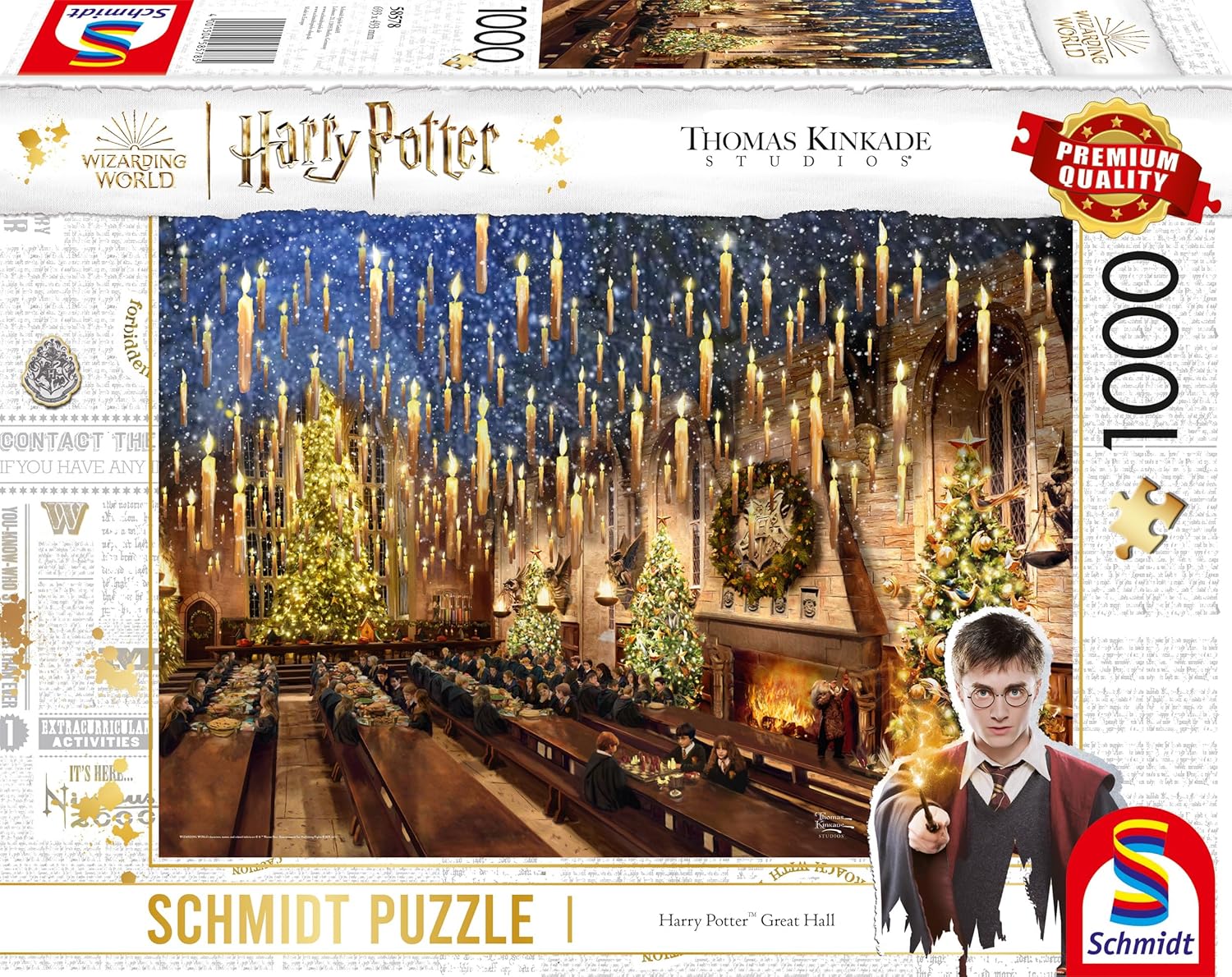 Harry Potter – Nagyterem Schmidt Spiele 1000 darabos kirakó puzzle (SCH - 58578) - puzzlegarden
