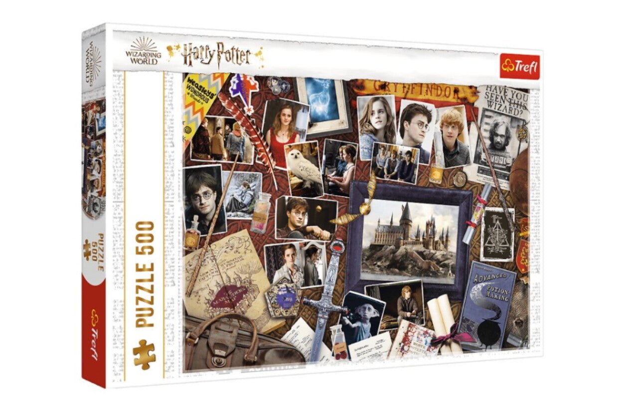Harry Potter - Roxforti emlékek Trefl 500 darabos kirakó puzzle (TR - 37400) - puzzlegarden