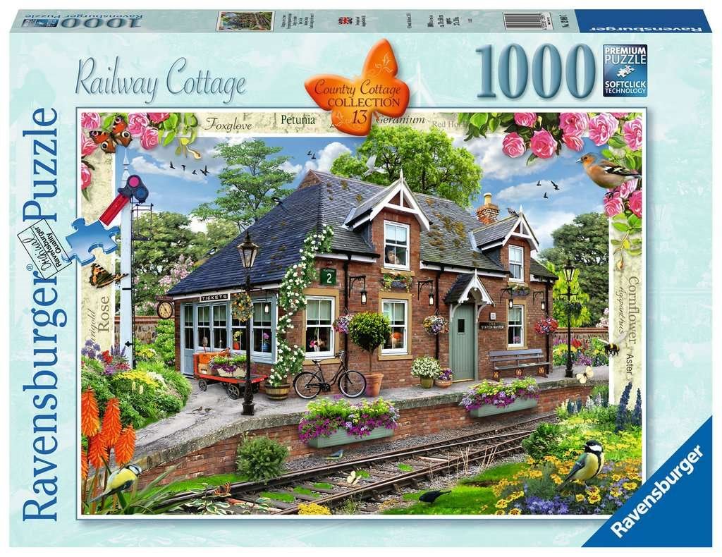Házikó az állomáson Ravensburger 1000 darabos kirakó puzzle (RA - 13989) - puzzlegarden