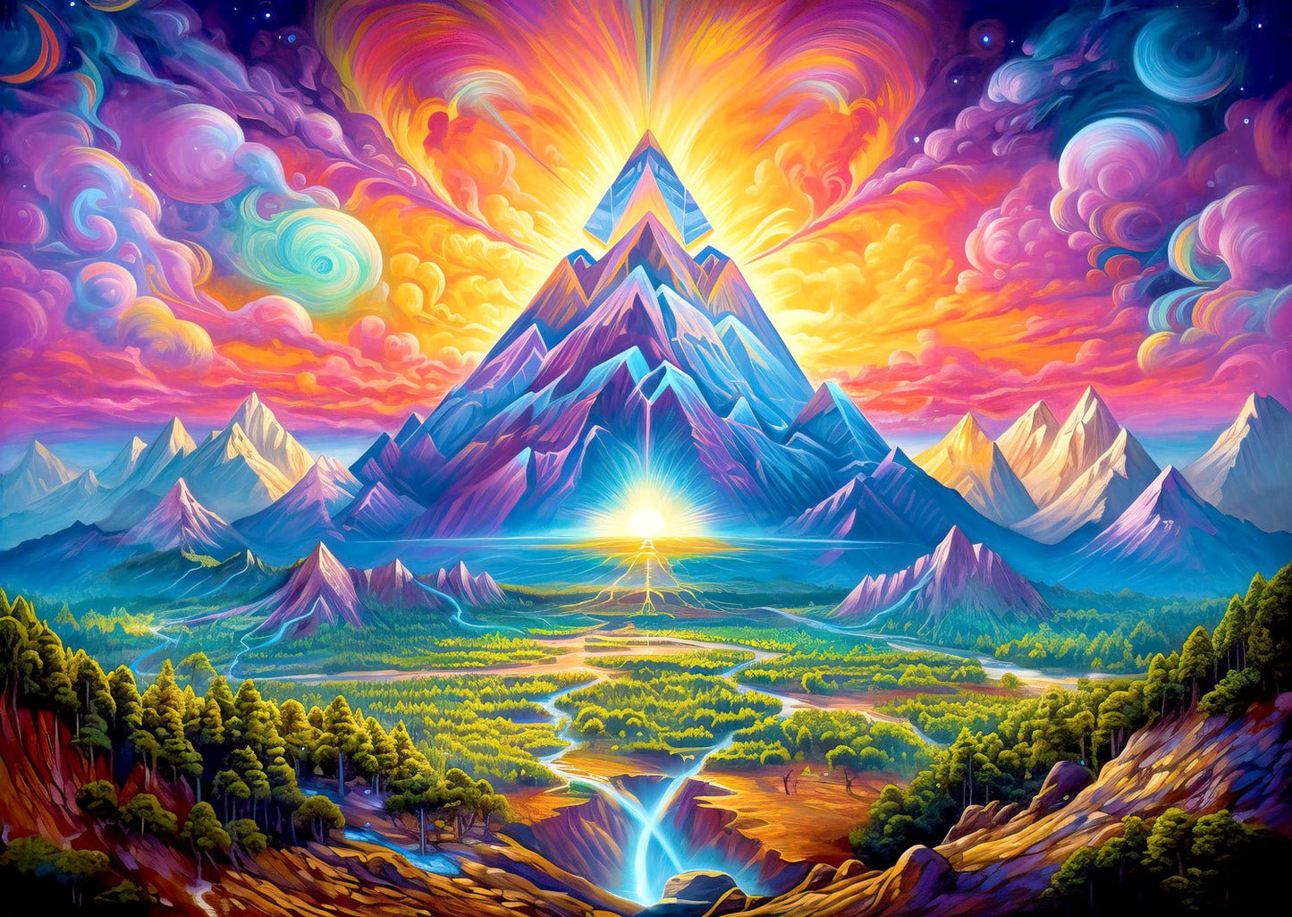 Hegyi Piramis Enjoy 1000 darabos kirakó puzzle (EN - 2230) - puzzlegarden