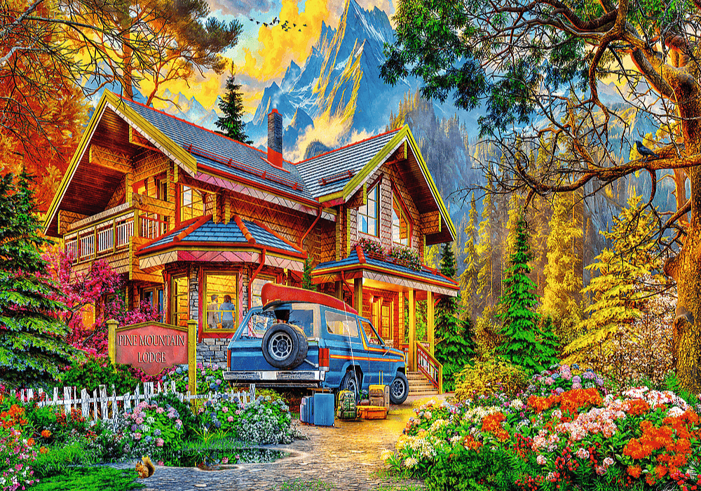 Hegyi túra – 2x500 Trefl 500 darabos kirakó puzzle (TR - 37534) - puzzlegarden