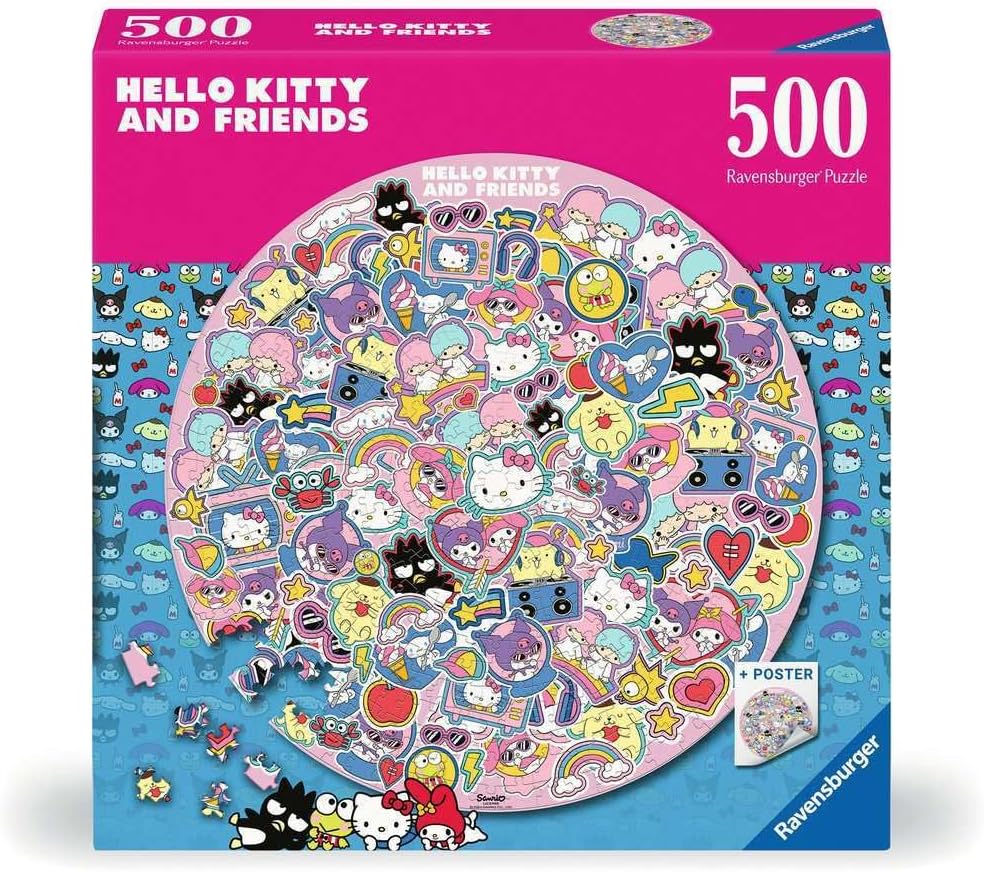 Hello Kitty Ravensburger 500 darabos kirakó puzzle (RA - 12001391) - puzzlegarden