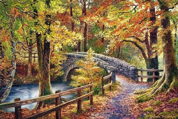 Híd az erdőben Castorland 1000 darabos kirakó puzzle (C - 104628) - puzzlegarden