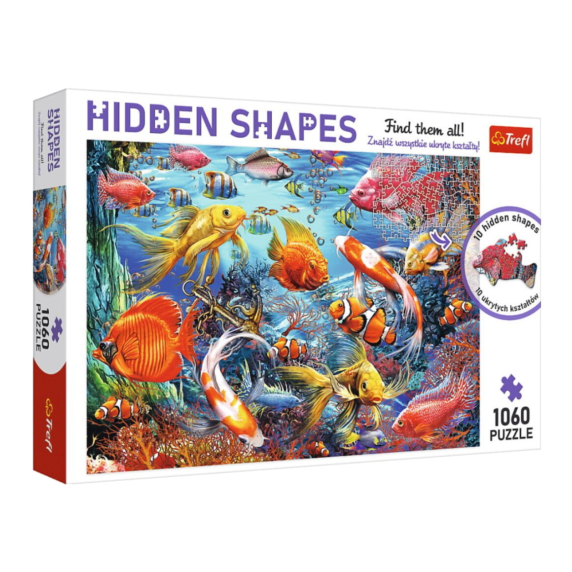 Hidden Shapes - Élet a víz alatt Trefl 1060 darabos kirakó puzzle (TR-10676) - puzzlegarden