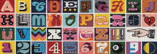 Hímzés A - tól Z - ig - panoráma Galison 1000 darabos kirakó puzzle (GA - 9780735365308) - puzzlegarden