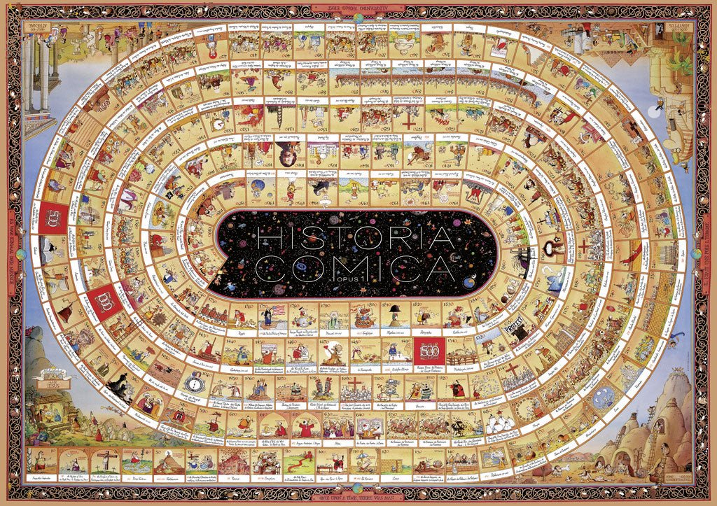 Historia Comica Opus 1 - Marino Degano puzzle format paysage 4000 pièces - Heye Puzzle acheter Historia Comica Opus 1 - Marino Degano puzzle format paysage 4000 pièces - Heye Puzzle acheter
