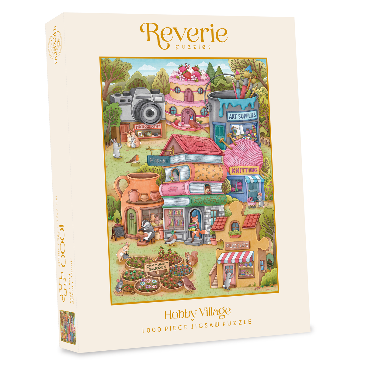 Hobbifalva Reverie 1000 darabos kirakó puzzle (RE-HV1000RS) - puzzlegarden