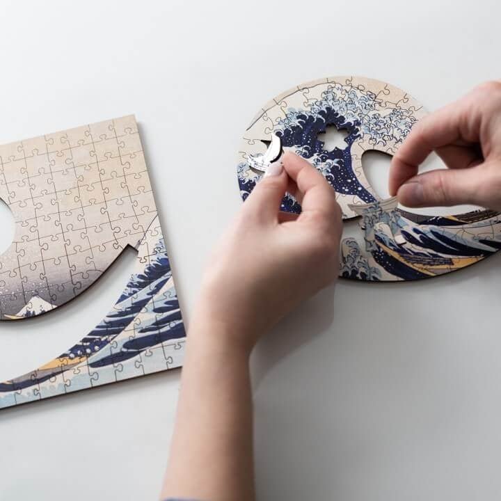 Hokusai - A Nagy Hullám - FA Kirakó! Trefl Wood Craft 200 darabos kirakó puzzle (TR - 20250) - puzzlegarden