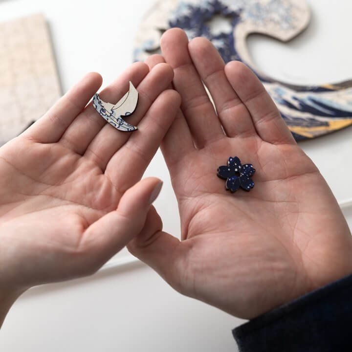 Hokusai - A Nagy Hullám - FA Kirakó! Trefl Wood Craft 200 darabos kirakó puzzle (TR - 20250) - puzzlegarden