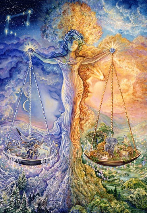 Horoszkóp - Mérleg Grafika 1000 darabos kirakó puzzle (GR - F - 32342) - puzzlegarden