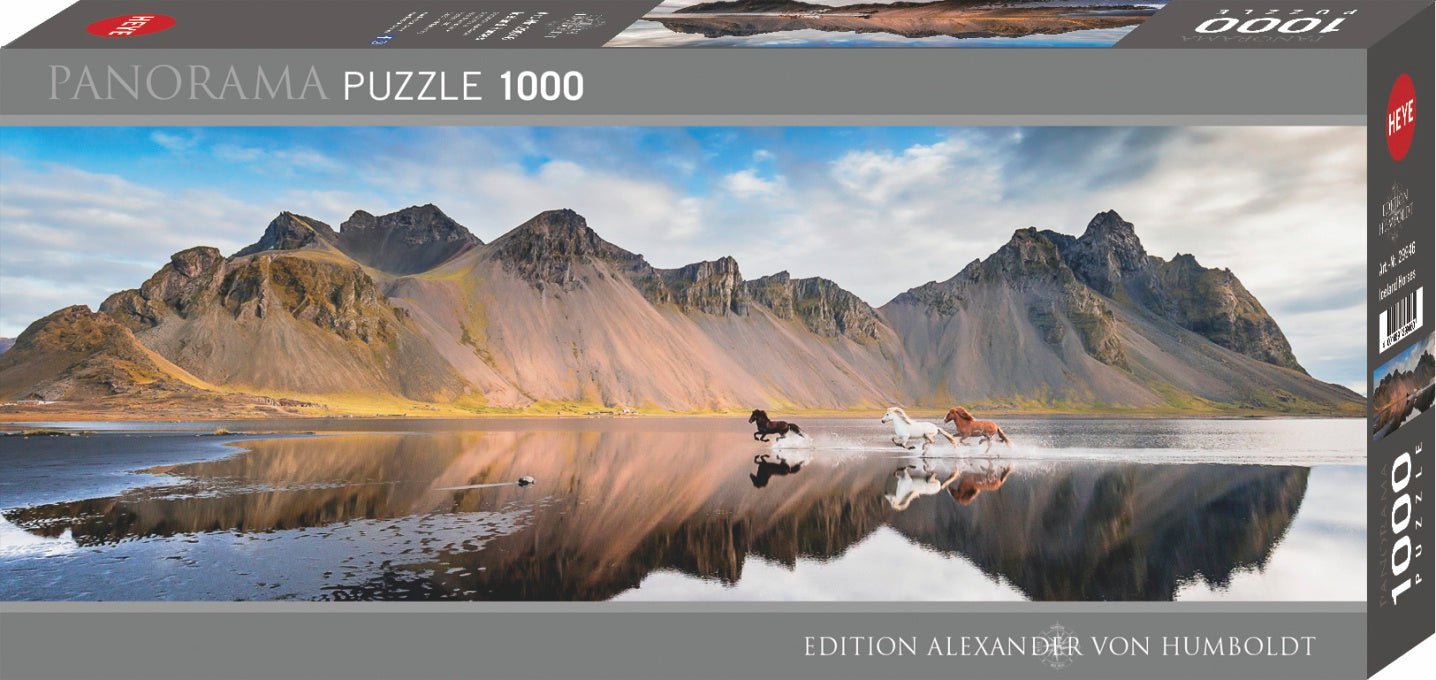 Humboldt - Izlandi lovak HEYE 1000 darabos kirakó puzzle (HE - 29946 4001689299460) - puzzlegarden