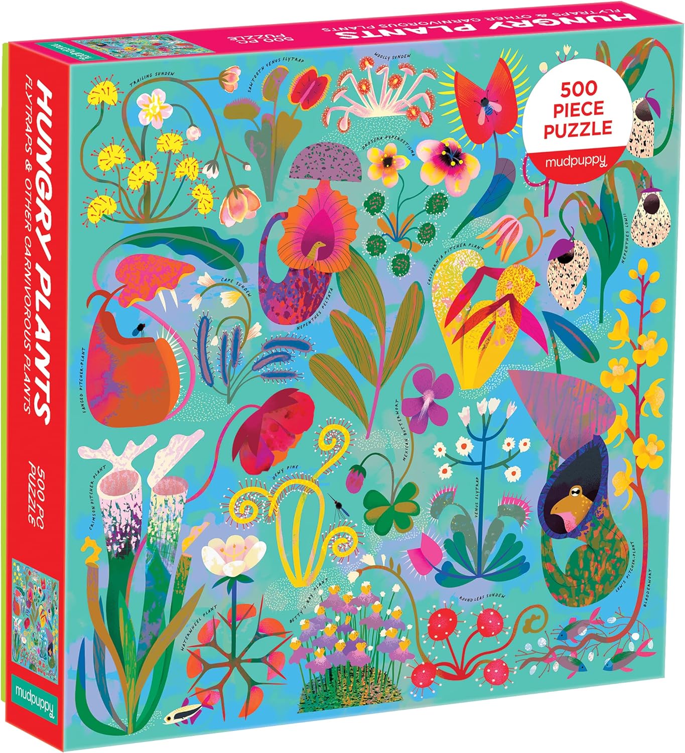 Húsevő növények Mudpuppy 500 darabos kirakó puzzle (GA - M070621I) - puzzlegarden