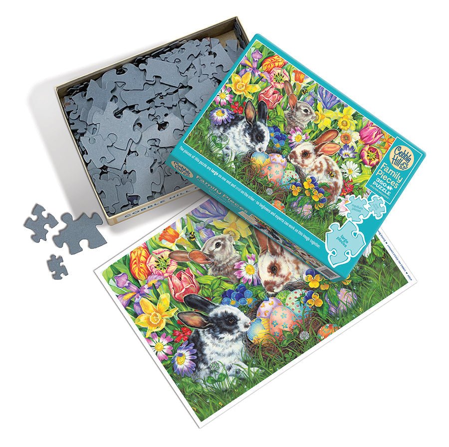 Húsvéti nyuszik Cobble Hill 350 darabos kirakó puzzle (CH - 47009) - puzzlegarden
