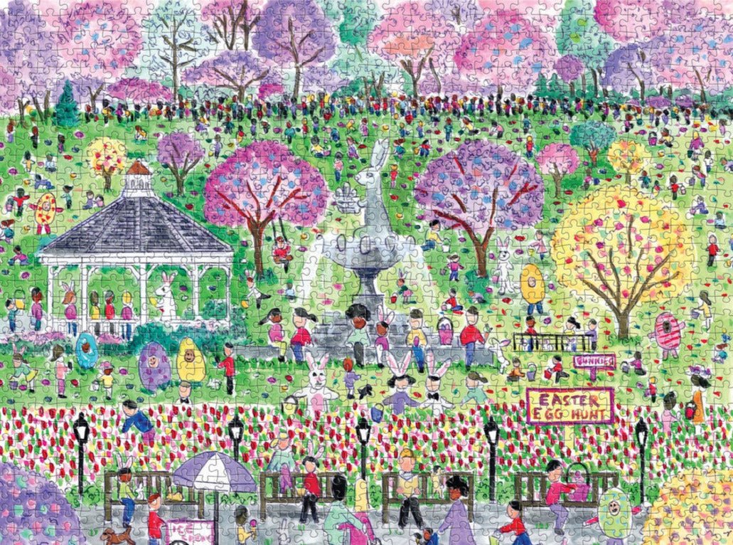 Húsvéti tojáskeresés Galison 1000 darabos kirakó puzzle (GA - 9780735381551) - puzzlegarden