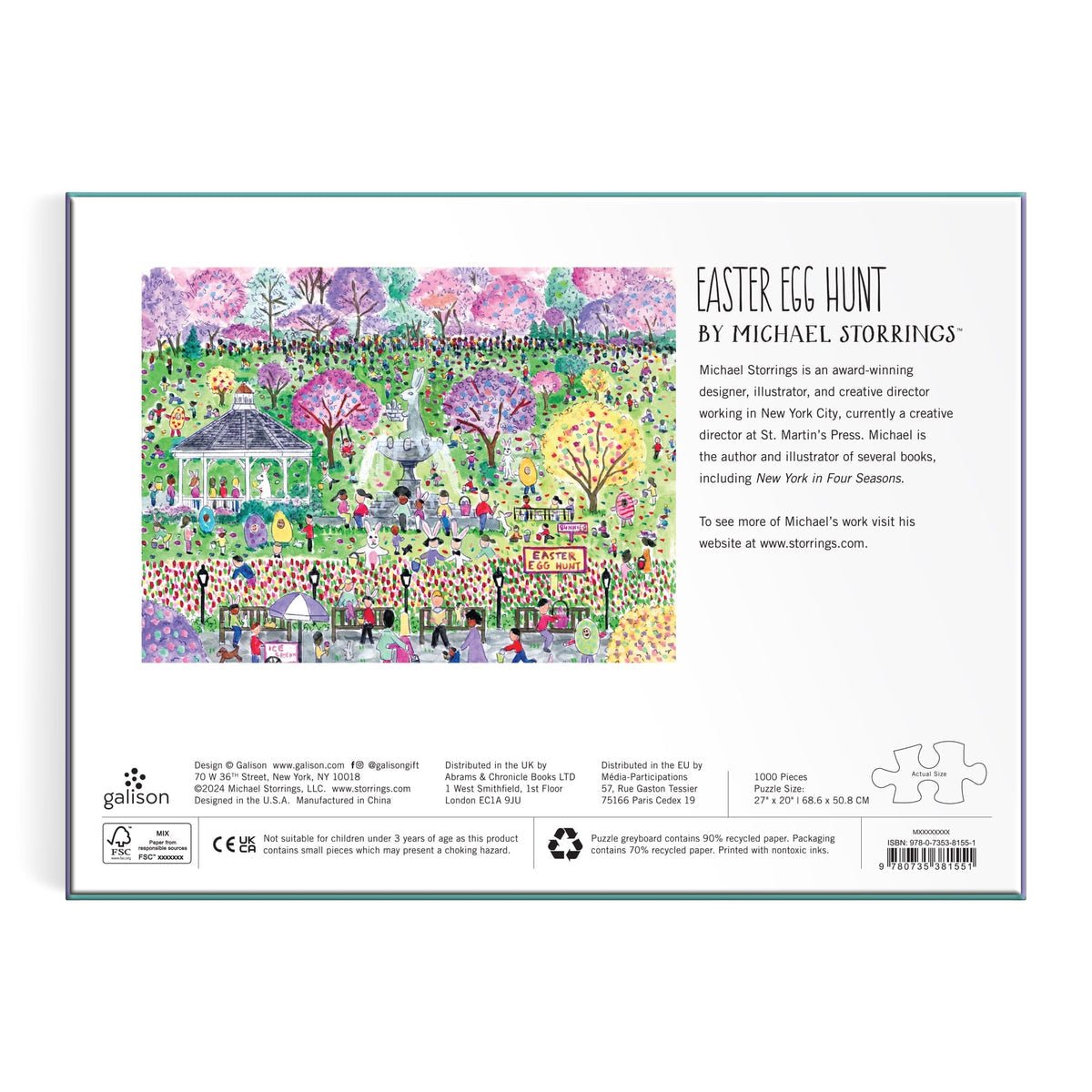 Húsvéti tojáskeresés Galison 1000 darabos kirakó puzzle (GA - 9780735381551) - puzzlegarden