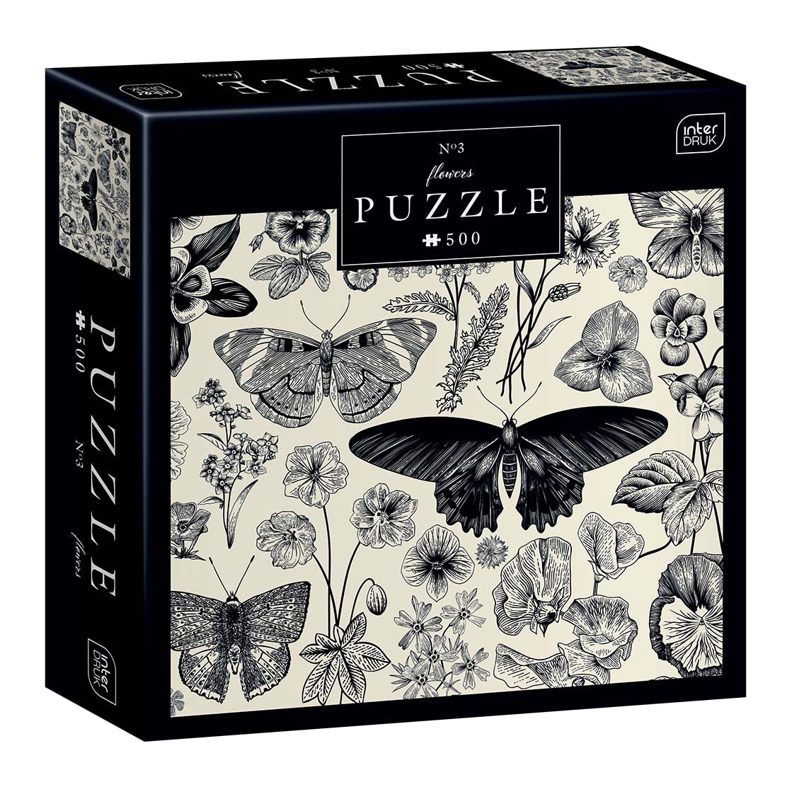 Virágok 3 Interdruk 500 darabos kirakó puzzle (ID-PUZ500FLO3) - puzzlegarden