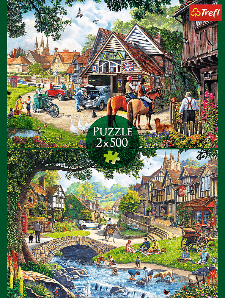 Idilli Élet - 2x500 Trefl 500 darabos kirakó puzzle (TR - 37494) - puzzlegarden